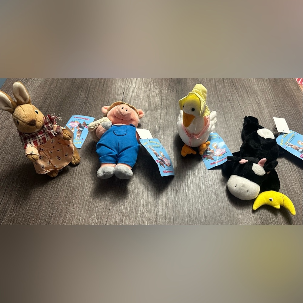 Vintage Peter Cottontails Fairy Tale Friends
CVS 1998 lot of four